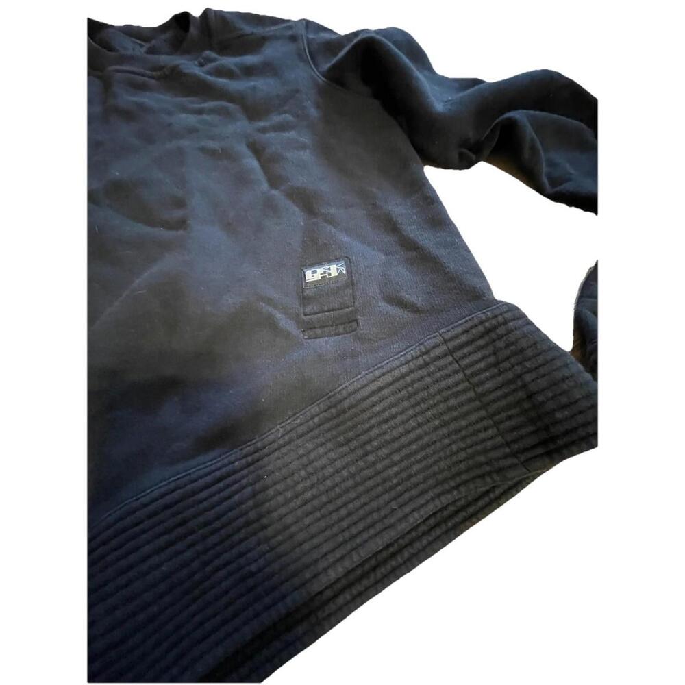 $680 Rick Owens DrkShdw Black Creatch‎ Distressed Sweatshirt size S H74 - Picture 2 of 6